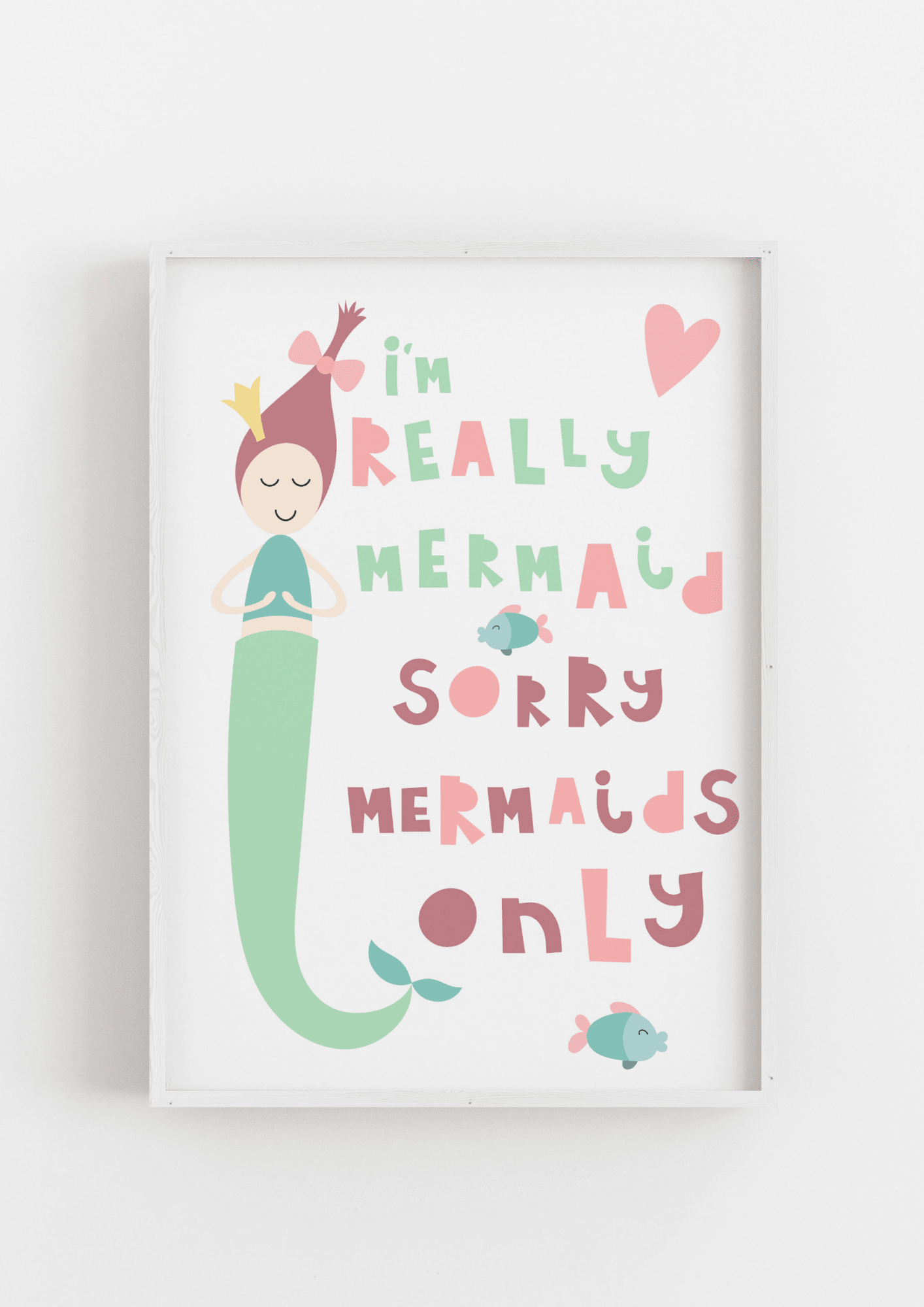 Sorry Mermaids Only - The Ditzy Dodo