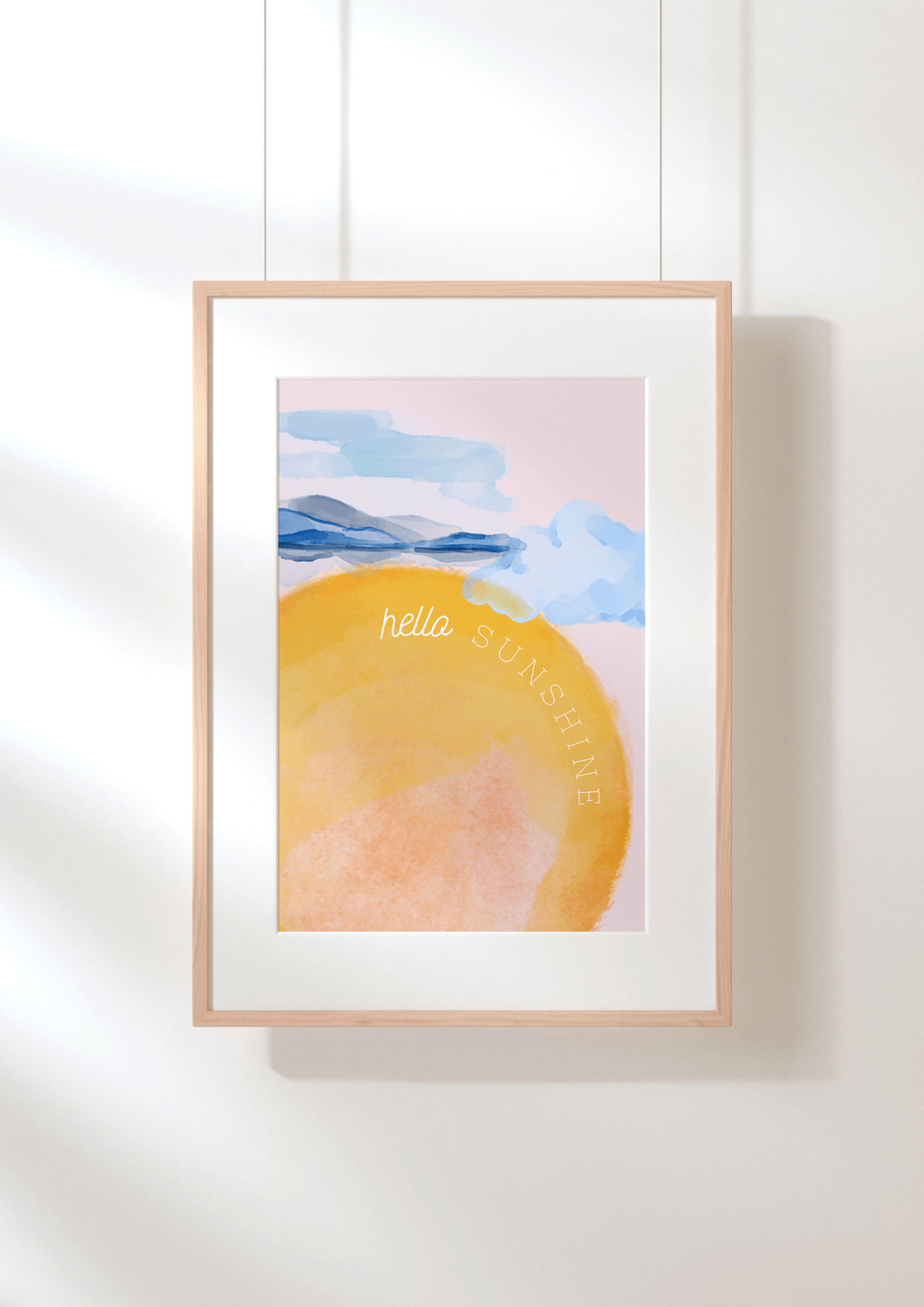 Watercolour Sun - The Ditzy Dodo