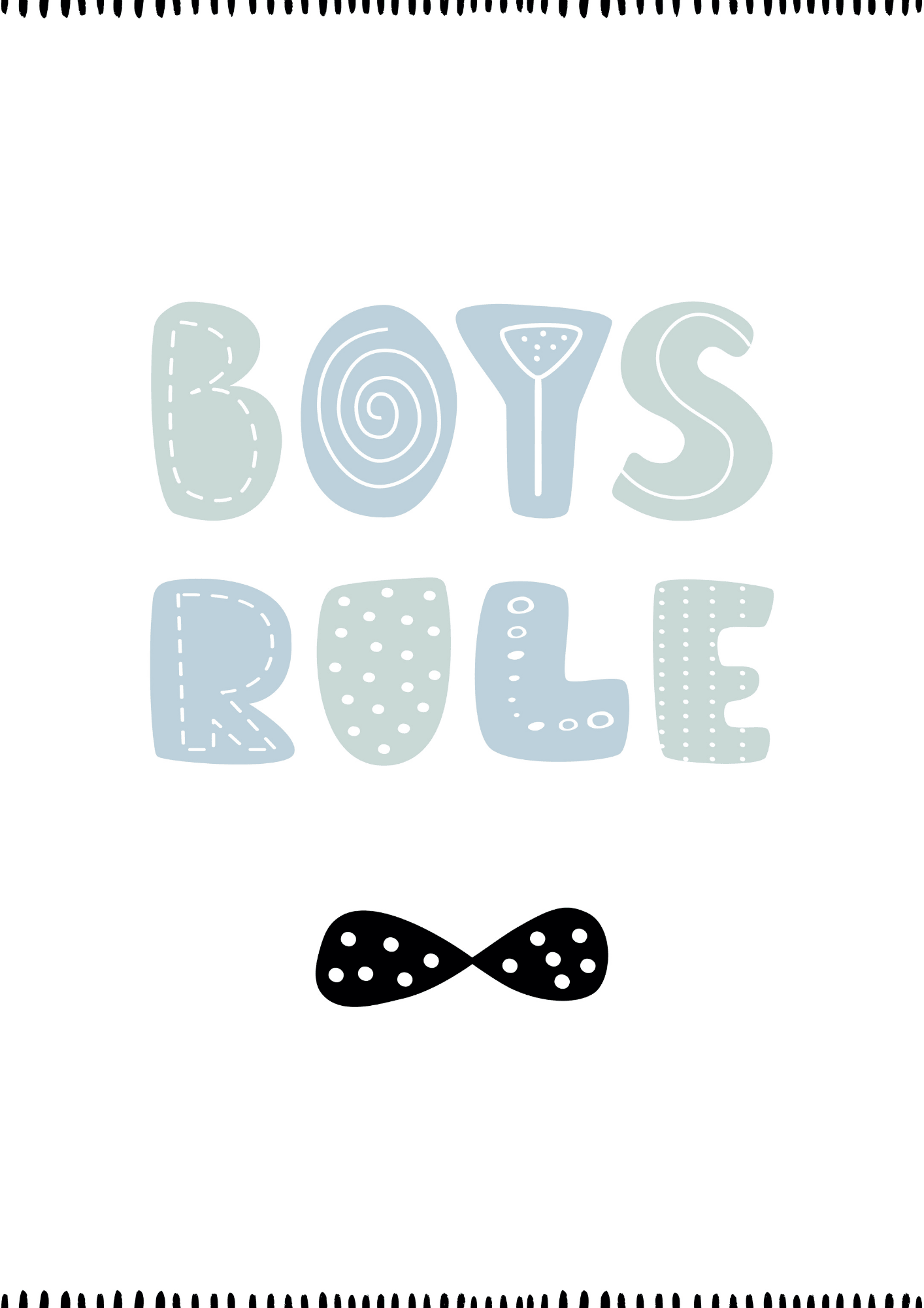 Boys Rule Blue - The Ditzy Dodo