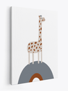 Boho Giraffe Canvas - The Ditzy Dodo