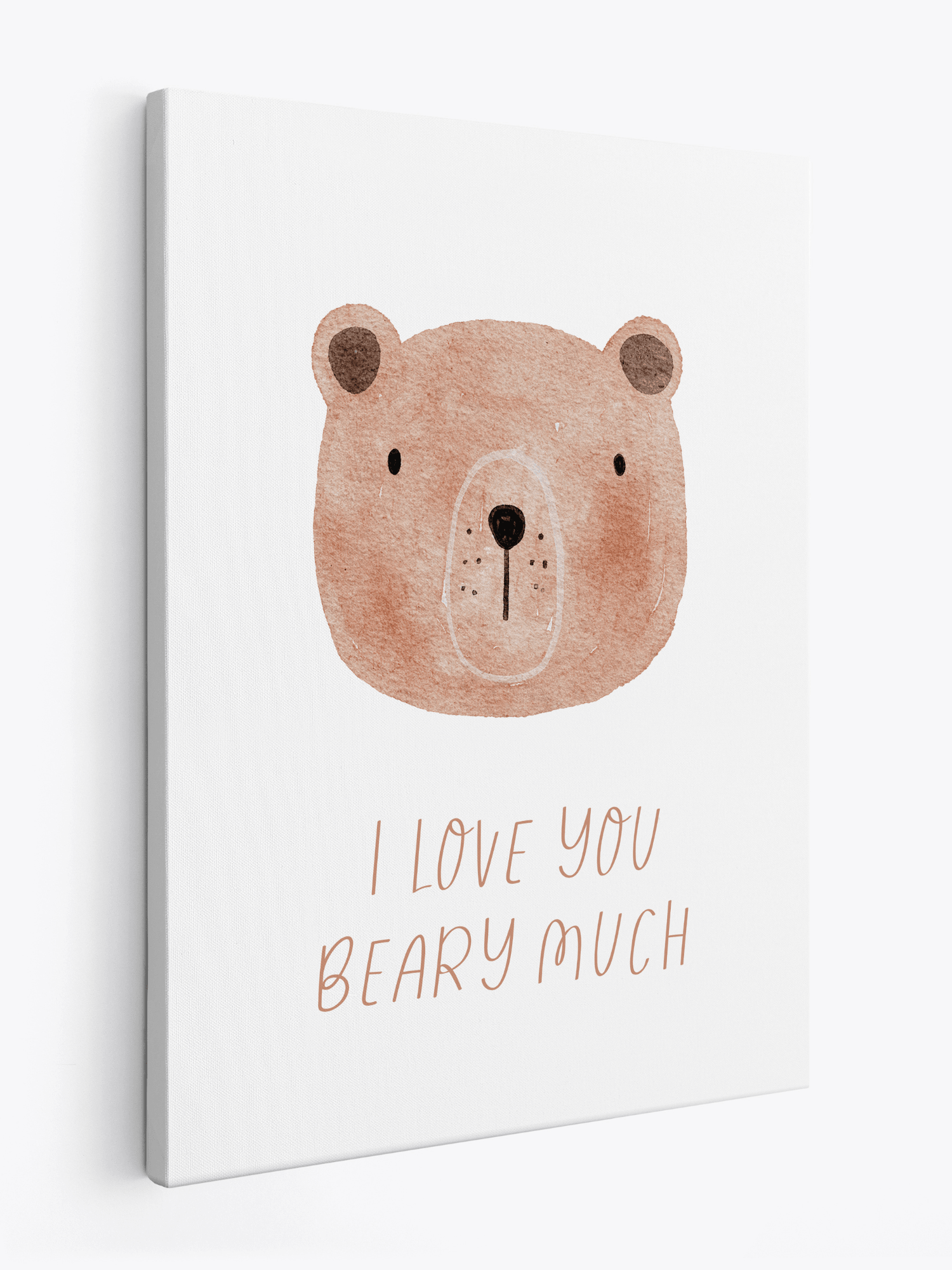 I love You Beary Much Canvas - The Ditzy Dodo