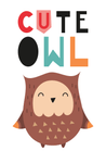 Cute Owl - The Ditzy Dodo