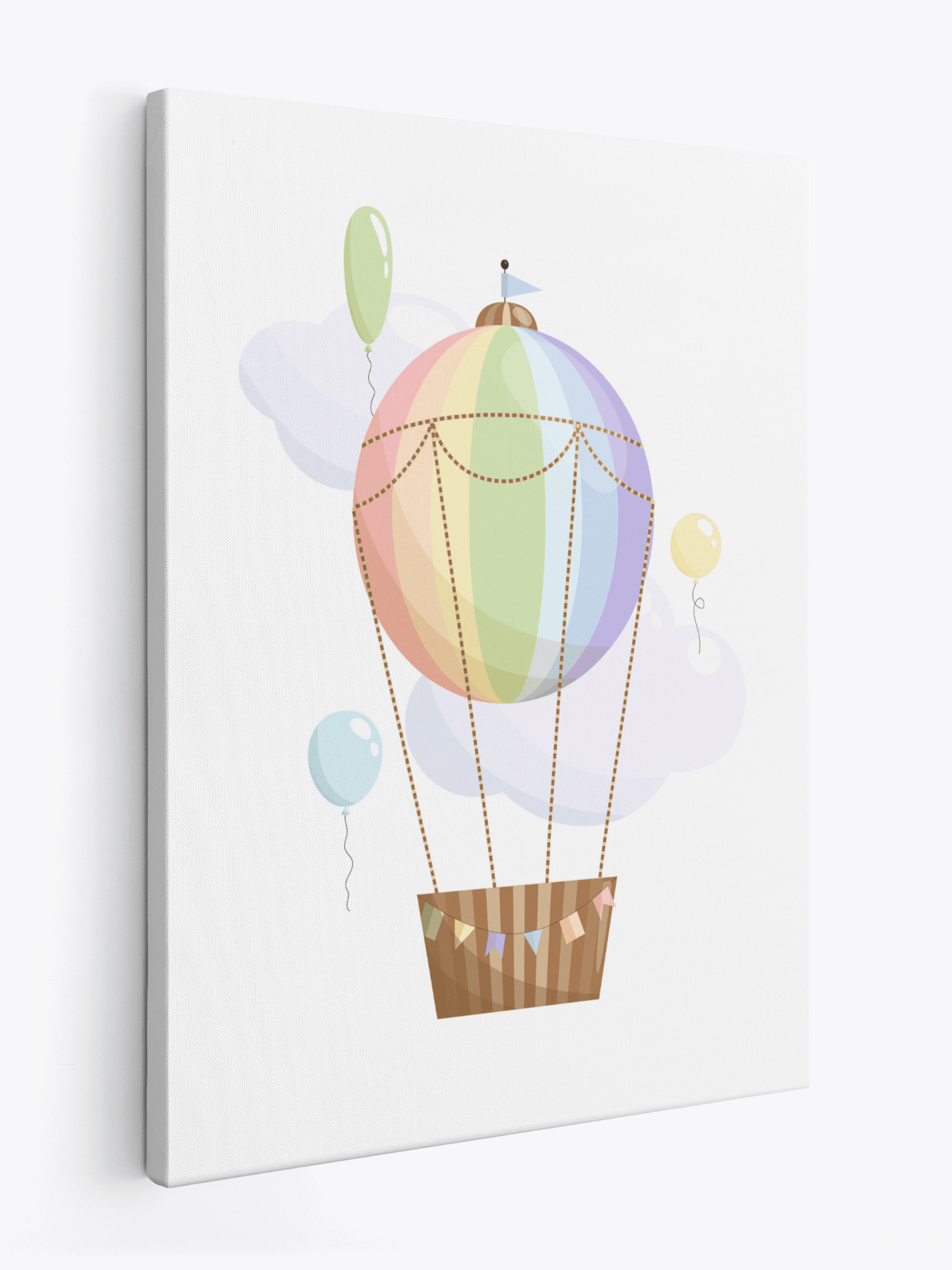 Circus Air Balloon Canvas - The Ditzy Dodo
