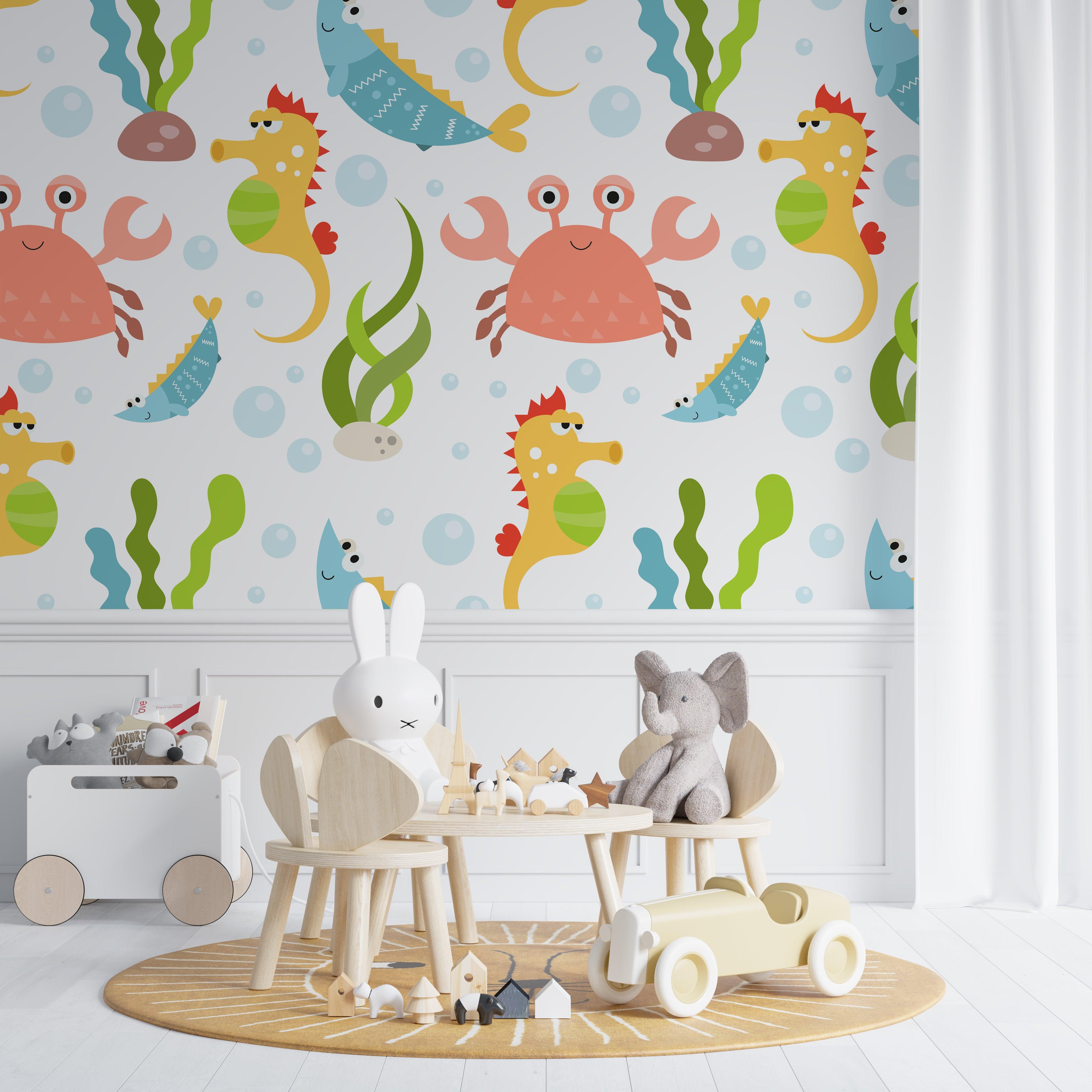 Sea Horses Wallpaper - The Ditzy Dodo