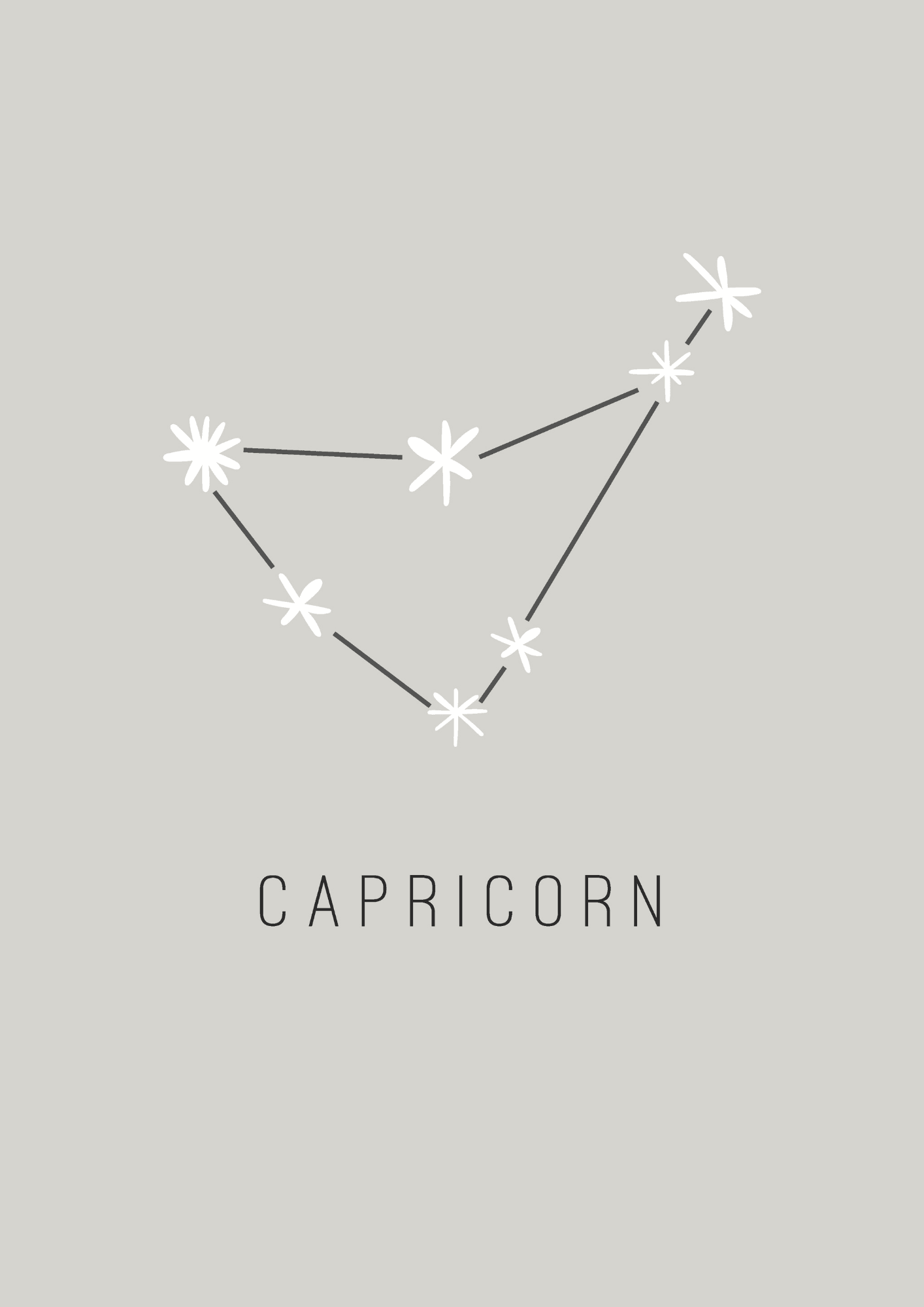Capricorn Constellation - The Ditzy Dodo