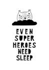 Even Super Heroes Need Sleep - The Ditzy Dodo