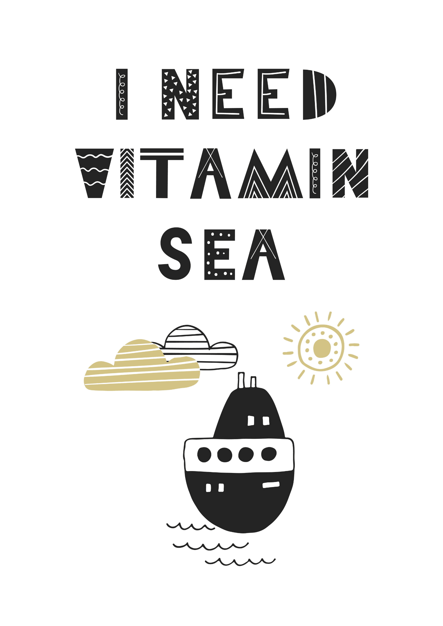 I Need Vitamin Sea - The Ditzy Dodo
